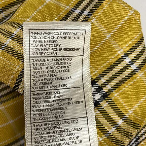 Steve Madden Plaid Pleated Mini Skirt Size 0 - Picture 9 of 9